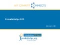 Orientation for Charities Newly Registered with CanadaHelps 