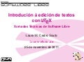 Introdución á edición de textos con LaTeX
