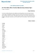 2011 Worldwide Office Furniture Manufacturing Industry Report