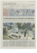 Artículo sobre el lanzamiento de Osarean publicado en "Deia"