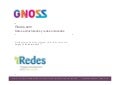 GNOSS: redes enlazadas y datos estructurados. Ricardo Alonso Maturana