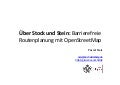 Über  Stock  und  Stein:  Barrierefreie  Routenplanung  mit  OpenStreetMap