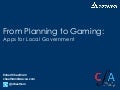 Apps for Local Government - Esri Dev Summit