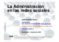 Administración en las redes sociales