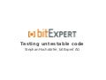 Testing untestable code - phpday