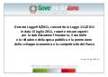 Misure urgenti per la stabilizzazione finanziaria, il controllo e la riduzione della spesa pubblica e la promozione dello sviluppo