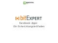 Facebook Apps: Ein Entwicklungsleitfaden - WMMRN