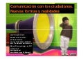Comunicación con los ciudadanos. Nuevas formas