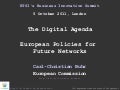 European Policies for Future Networks