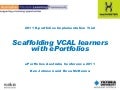 Scaffolding VCAL learners with e-portfolios