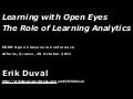￼Learning with Open Eyes: The Role of Learning Analytics
