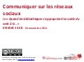 Communiquer sur les réseaux sociaux...et notamment Facebook (...en tant que bibliothèque)