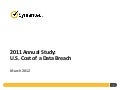2011 Annual Study - U.S. Cost of a Data Breach - March 2012
