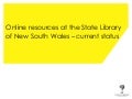 Collection Services, State Library of NSW