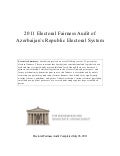 Azerbaijan--2011 FDA Global Electoral Fairness Audit Report