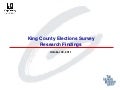 2011 King County Voter Opinion Survey