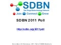 2011 San Diego Biotechnology Network (SDBN) Poll