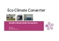 2011 presentatie Eco Climate Converter