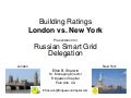 Building Ratings - London vs. New York