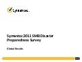 2011 SMB Disaster Preparedness Global Survey
