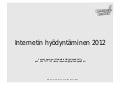 Internetin hyödyntäminen 2012