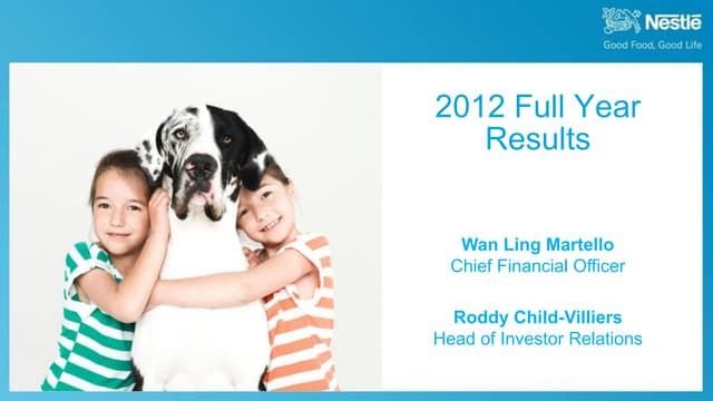 2012 Full-Year Results