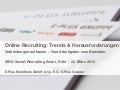 Online Recruiting: Trends & Herausforderungen