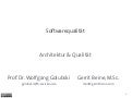 Softwarequalität - Architektur