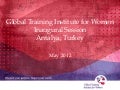 Global Training Institute for Women - Arab World