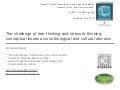 The challenge of tree-thinking and network-thinking
