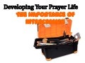 2012.7.15 building your prayer life 4