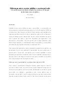2012   diferenças entre o sector público e o sector privado - luis vidigal 1