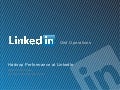 Hadoop Performance at LinkedIn