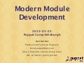modern module development - Ken Barber 2012 Edinburgh Puppet Camp