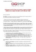 Lancement de go shop en France