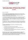 Benoît Corbin rentre au capital de Go Shop