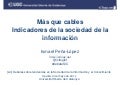 Más que cables. Indicadores de la sociedad de la información