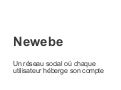 Newebe for RMLL 2012