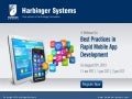 Best Practices in Rapid Mobile Application Development