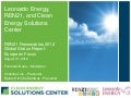 Webinar - REN 21 Global Status Report 2012 - European focus