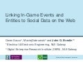Linking In-Game Events and Entities to Social Data on the Web