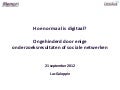 Hoe normaal is ‘digitaal’… 