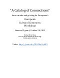 European Cultural Commons Workshop, Introductory Remarks (transcript)