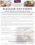 2013 Massage Day: 50-Minute Massage, 4-Hour Massage Workshop & Information about our Massage School-Only $25