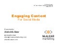 Engaging Content for Social Media 2012 - Dentists