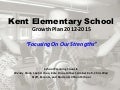 2012 Kent School Growth Plan