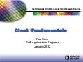 Clock Fundamentals