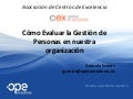 Cómo Evaluar la Gestión de Personas en el marco del Modelo EFQM