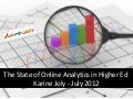 The 2012 State of Social Media and Web Analytics in Higher Ed