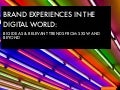 Brand Experiences in the Digital World: Ideas and Trends from SXSW and Beyond